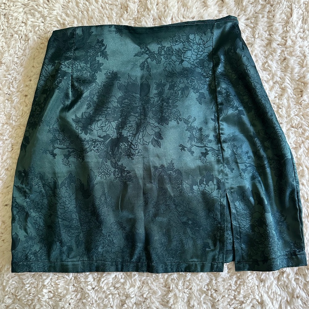 Vintage satin mini skirt size small